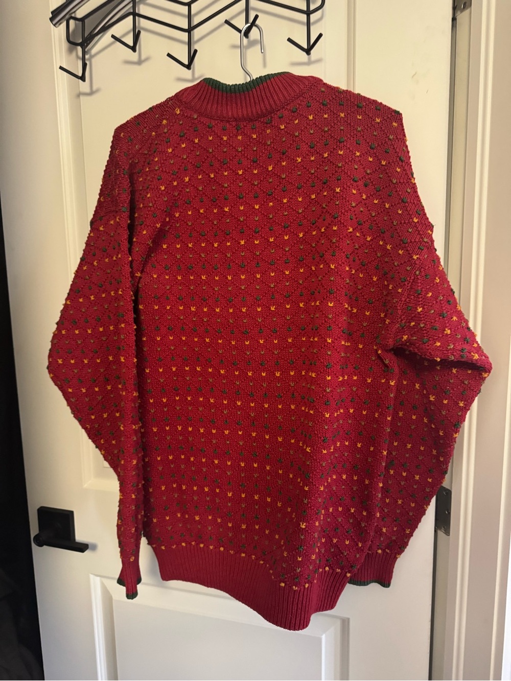 Vintage EDDIE BAUER Red Knit Sweater - Classic Crewneck